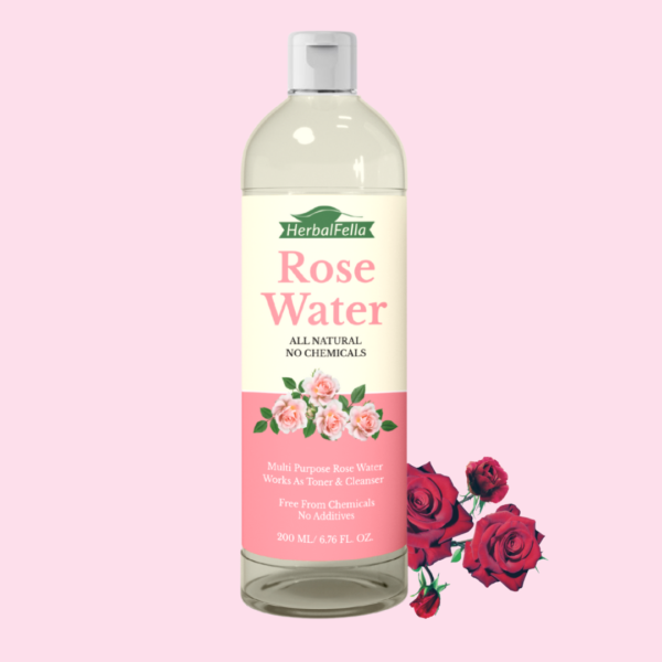 HerbalFella Pure Rose Water- 200ml - Image 2